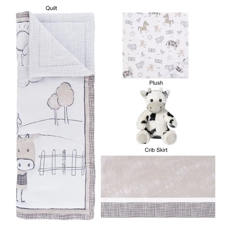 

Farm 4 Piece Bedding Sets, Crib Bed