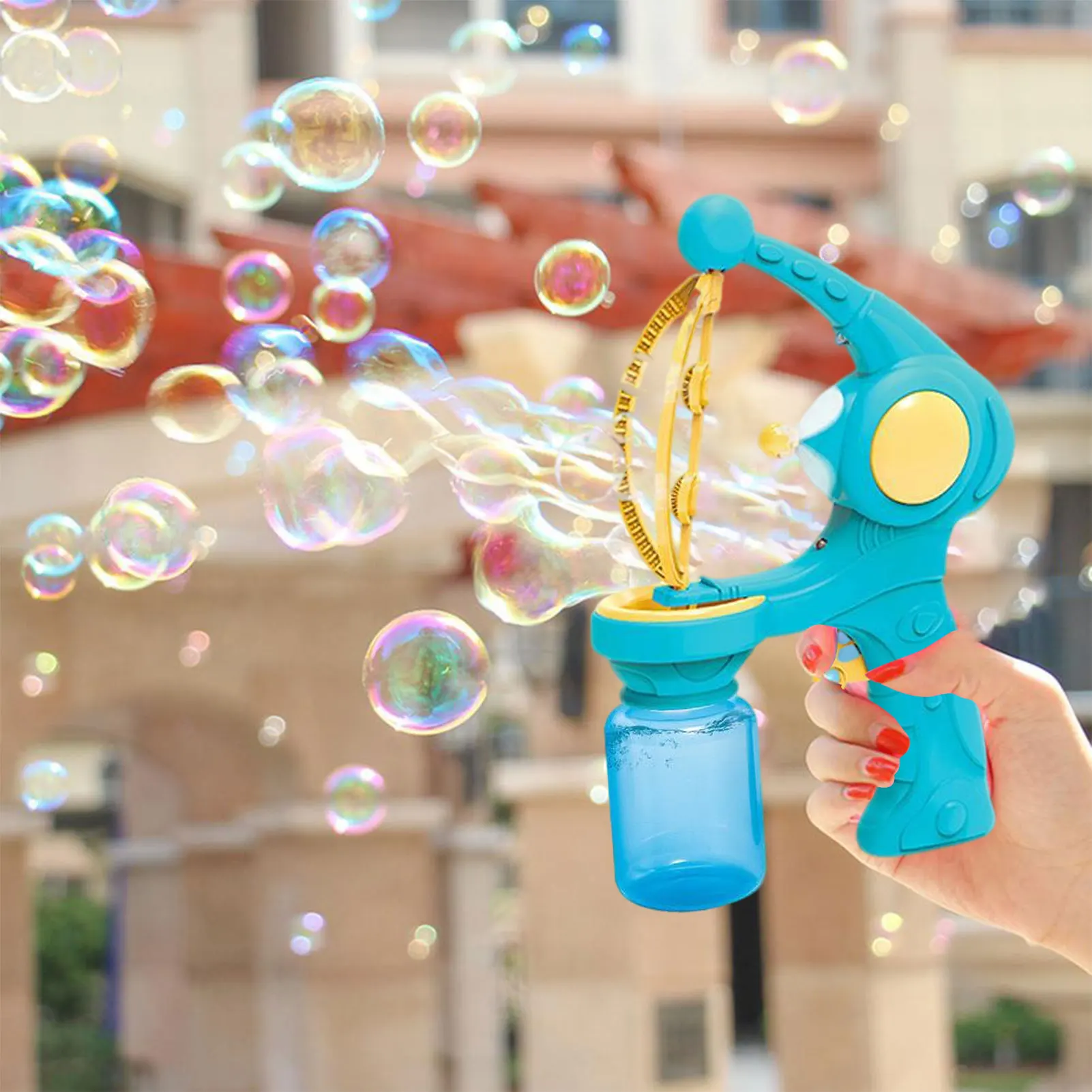 

Bubble Machine Guns For Kids Angel Bubble Machine Ergonomic Grip Angel Bubble Blaster Toy For Summer Toy Party Favors Birthday