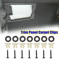 10set car interior door trim panel ply carpet roof lining fixing clip fastener screw for vw transporter t4 t5 t6 1990 2022