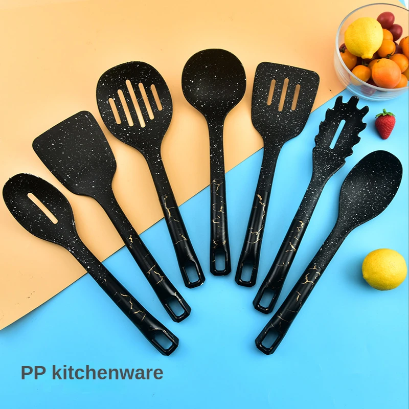 

Kitchenware Set 8-piece Set Cooking Tool Spatula Cooking Shovel Soup Spoon Colander Silicone Kitchen Utensils