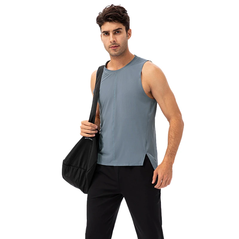 

Mens Workout Running Casual Tank Top New Fitness Summer Fashion Singlet Quick Dry Vest Clothing Bodybuilding Sleeveless Shirt