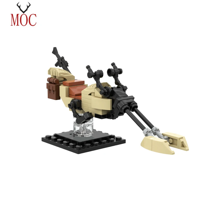 Конструктор MOC The свой велосипед мандалорес Спидер космическая война фигурки