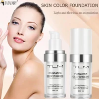 color changing liquid foundation cream for face concealer oil control hydrating long lasting makeup foundation korean cosmetics