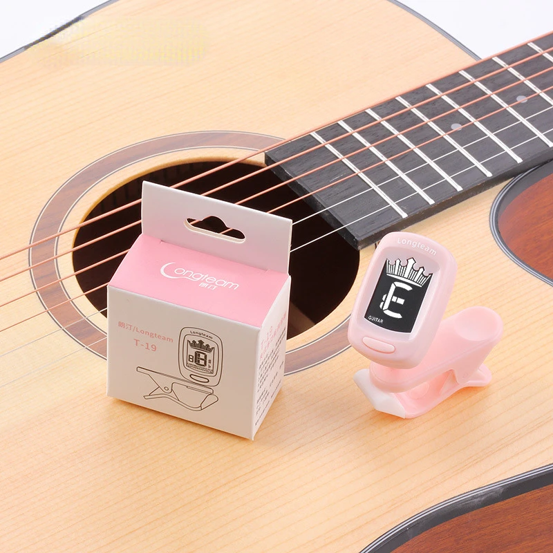

Professional Acoustic Guitar Tuner Travel Electric Guitar Bass Tuner Tools Parts Violao Musical Instruments Accessories