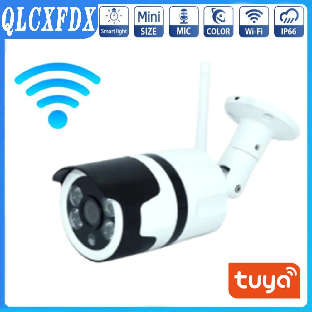 

2MP Wifi Tuya Security Camera PIR Human Body Detection Two-way Voice Kamera Outdoor Waterproof Remote Monitoring Network Camera