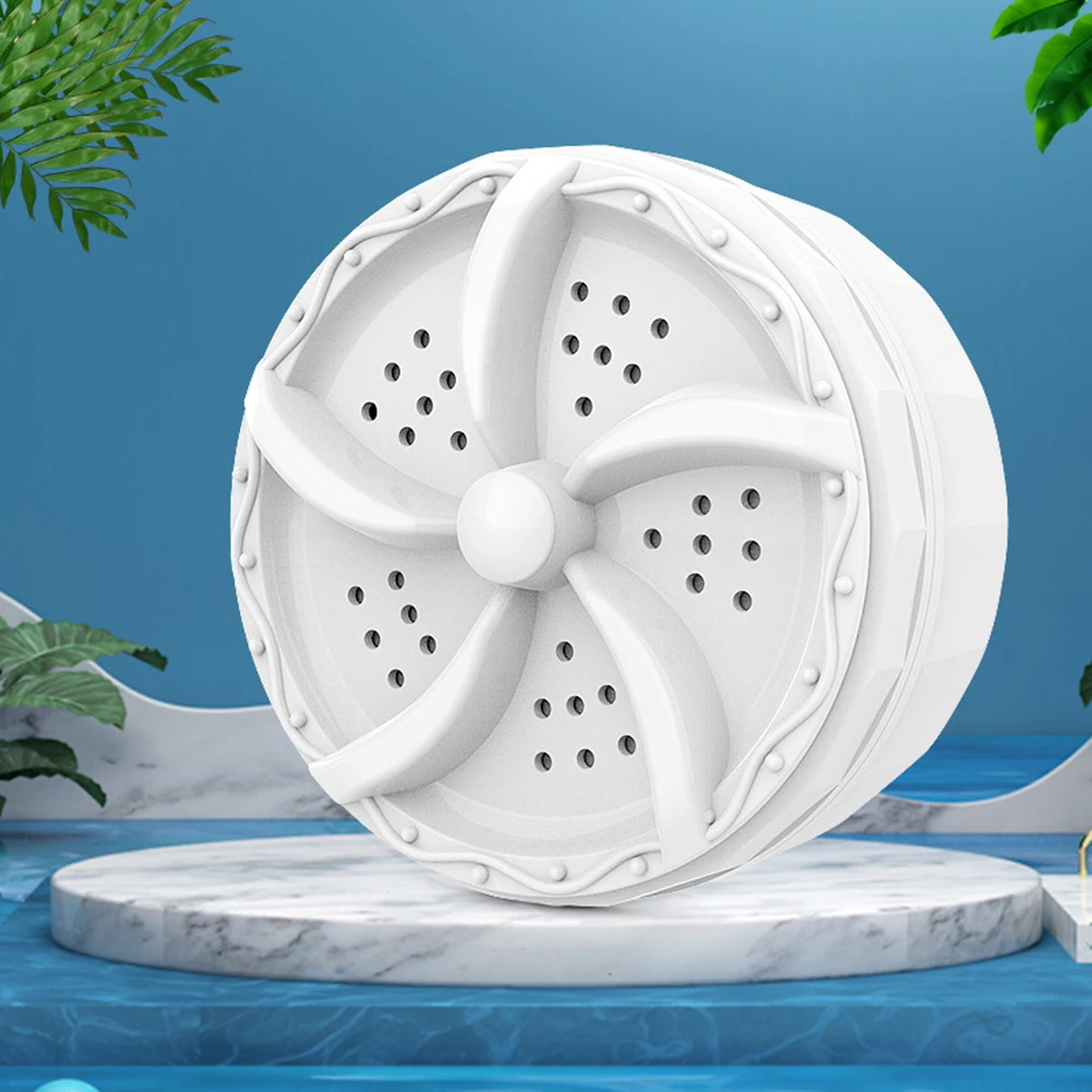 

Портативная моечная машина, автоматическая маленькая турбина для очистки, присоска с питанием от USB для путешествий, аксессуары для отеля