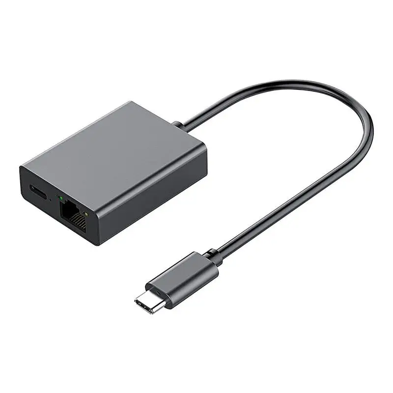 

Type C To Ethernet Adapter For Google TV 4K USB Dock Adapter PortableUSB To Ethernet Network Adapter For Google TV (4K)