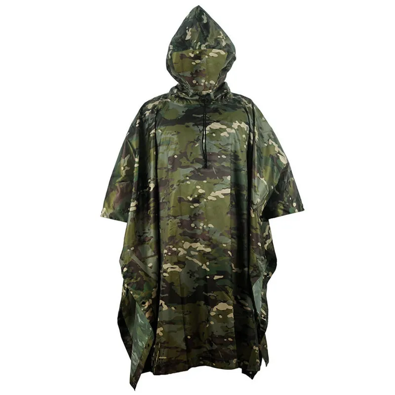 

Travel Umbrella Rain Gear Impermeable Raincoat Poncho Outdoor Military Tactical Rainwear Hiking Camping Hunting Ghillie Suits