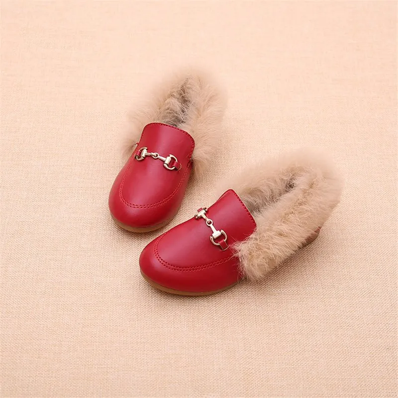 

YeddaMavis New Children Leather Shoes Girls Sneakers Breathable Fashion Brown Kids Boots Boys Casual Sport Shoes Kids Snow Boots