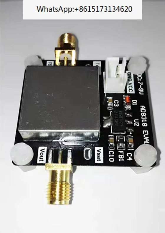 AD8318 Модуль измерителя мощности Детектор журналов 1 М-8 ГГц 70 дБ Динамический