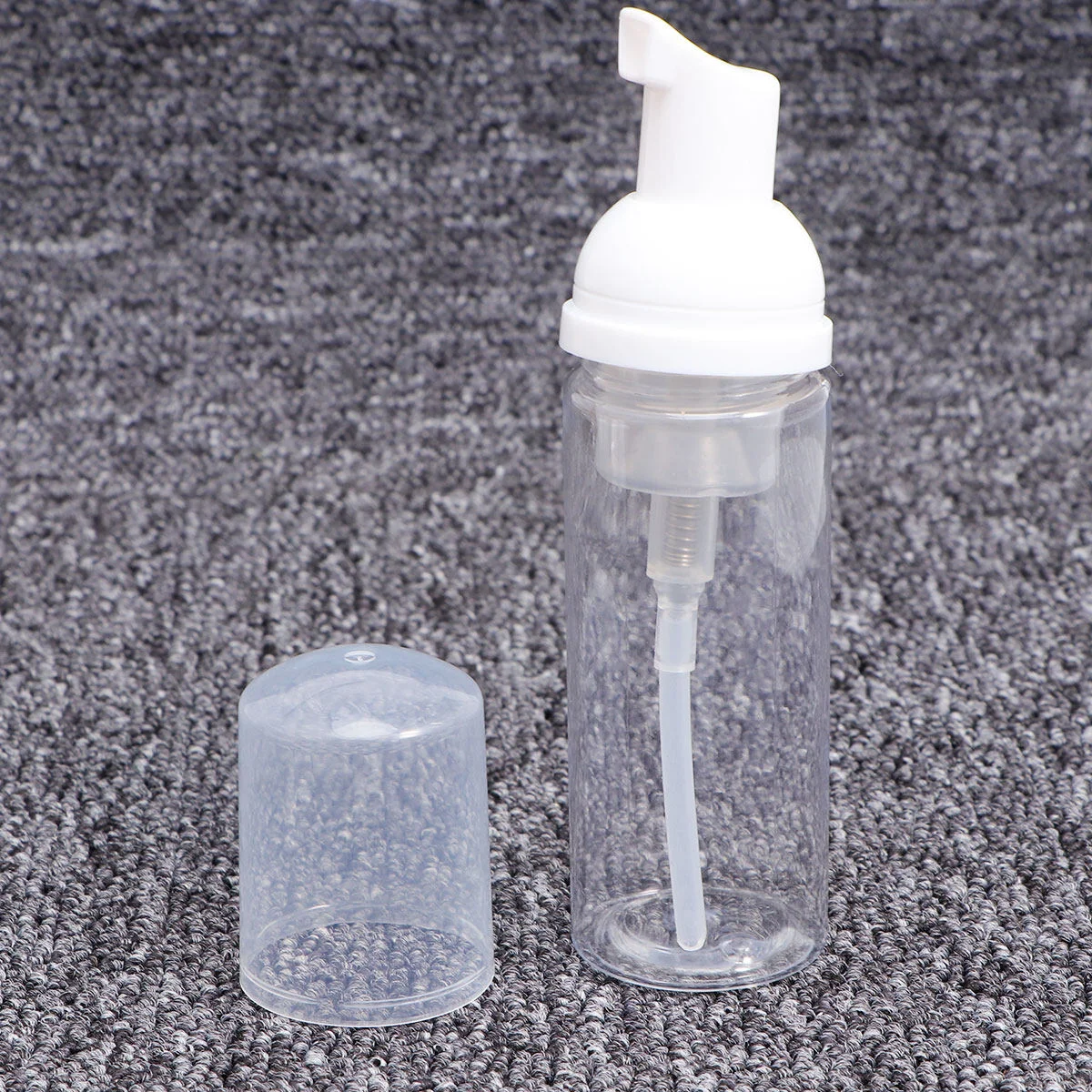 

12pcs Dispenser Transparent Empty Pump Travel Bottle Shampoo Sample Containers For Body Lotion Conditioner Liquids Cosmetics