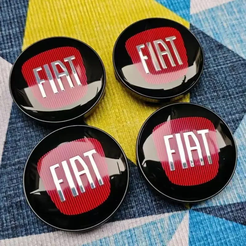 

4 шт., 60 мм колпаки центральной ступицы колеса Fiat, значок пылезащитных чехлов для Fiat 500 124 125 Punto Bravo Stilo Panda Abarth-Rim, эмблемы