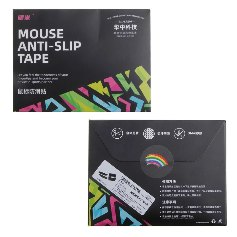 

Handmade Non Slip Suck Sweat Mouse Skin Skates ForLogitech G Pro Wireless Mice Self Adhesive Design Anti-Slip Grip Tape 24BB