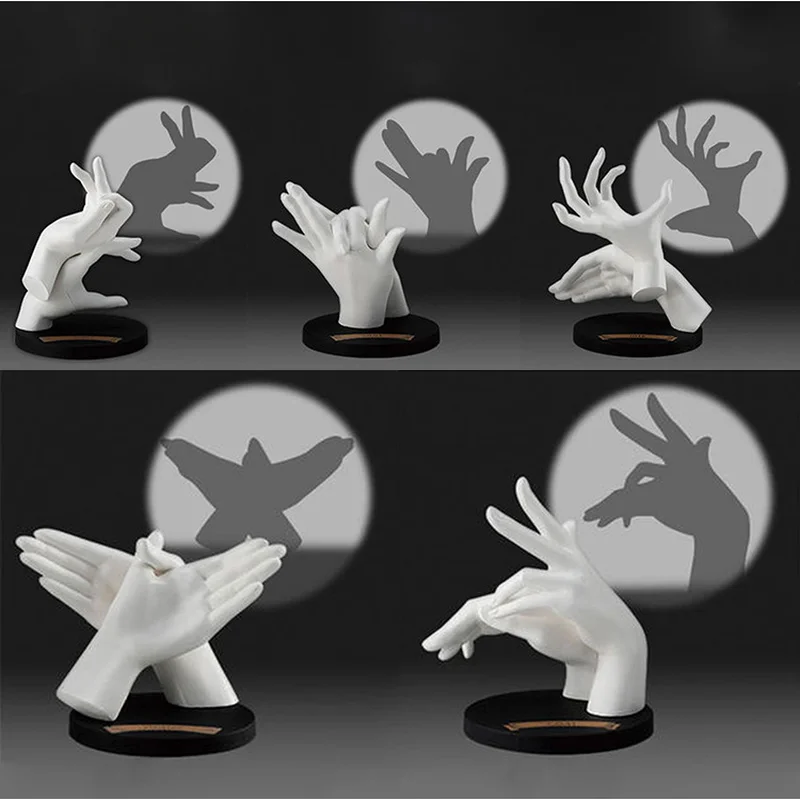 Bandai Original Gashapon Hand Shadow Animal Rabbit Deer Dog 
