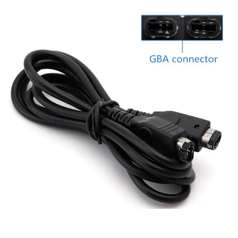 

Black 1.2M 2 Player for GBA GBASP Link Cable Cord For Nintendo GameBoy SP