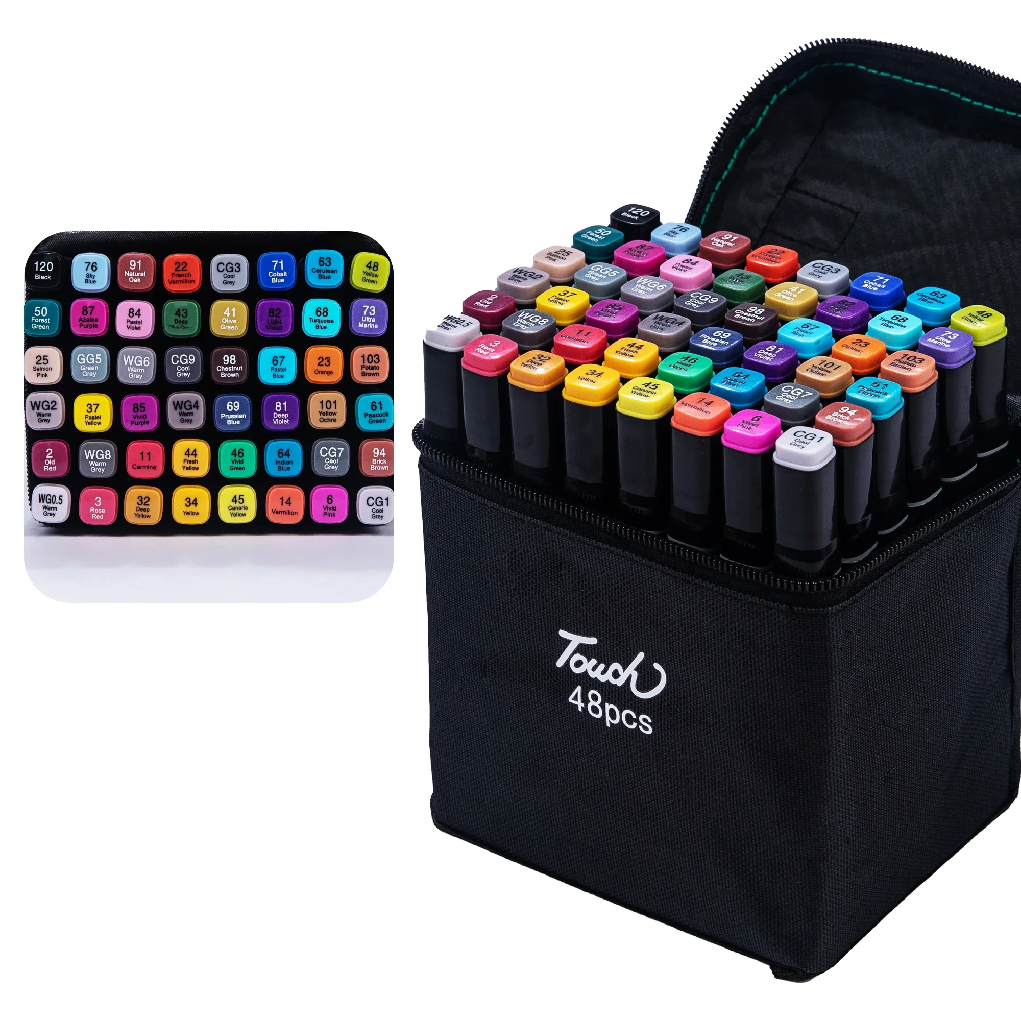 

24-80 цветов художественный двуглавый художественный маркер, граффити, манга, мягкая кисть на основе эскизов для школьных маркеров, товары для рукоделия