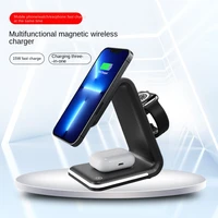 magsafe magnetic fast charging iwatchairpods three in one wireless charging bracket for apple 13 mobile phones