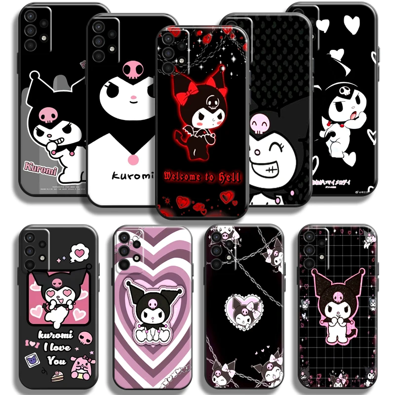 

Cartoon Anime Sanrio Kuromi Phone Case For Samsung Galaxy A11 A12 M12 A21 A21S A22 A30 A31 A32 A50 A51 A52 A70 A71 A72 5G Coque