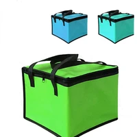 picnic ice bag beach solid color practical large capacity foldable ice bag with insulation bag lunch bag food box