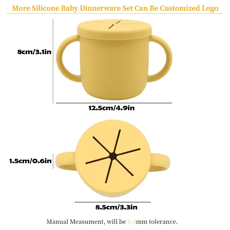 

Детский силиконовый контейнер для хранения еды, без бисфенола