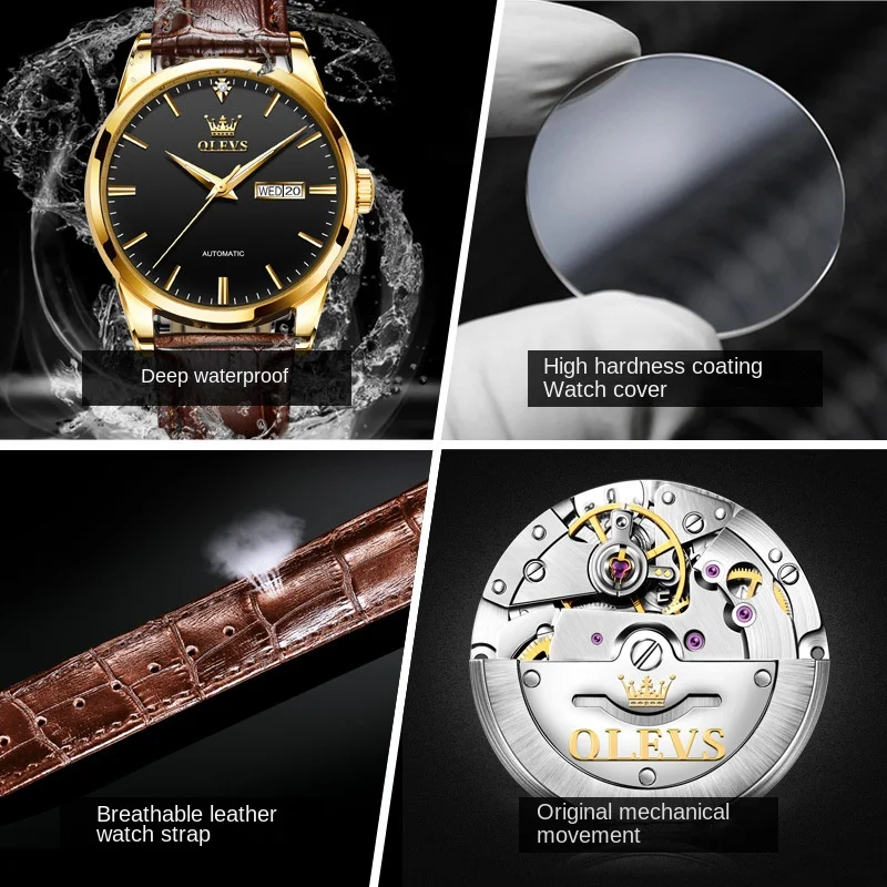 

Mechanical Watch Men's Fashion Waterproof Belt Men's Watch Men's Watch