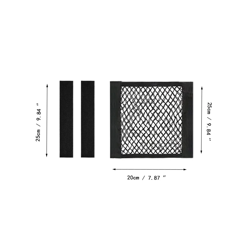 

Сетчатая сумка для хранения автомобиля, эластичная сетка для хранения на колесах, сумка для хранения настенных наклеек, подходит для хранения в багажнике автомобиля и домашнего хранения