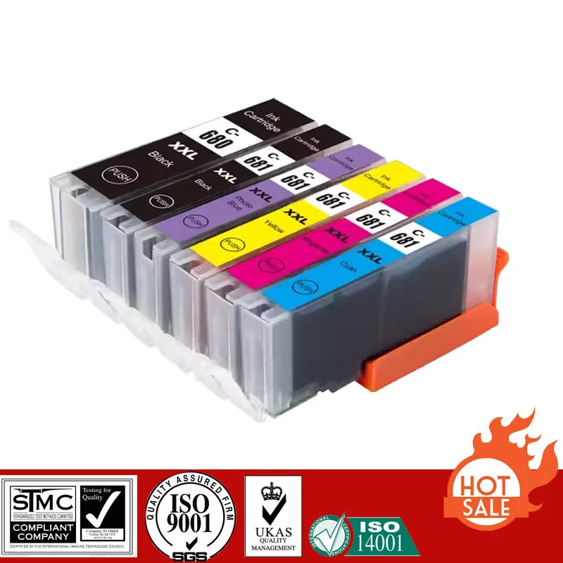 Совместимый картридж Canon для PGI680 PGI-680 CLI681 CLI-681 костюм PIXMA TS706/TR7560/TR8560/TS6160/TS6260/TS8160