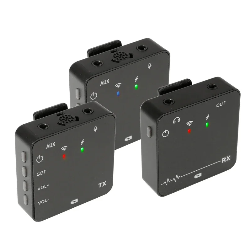 Беспроводной петличный микрофон для прямой трансляции квадратный