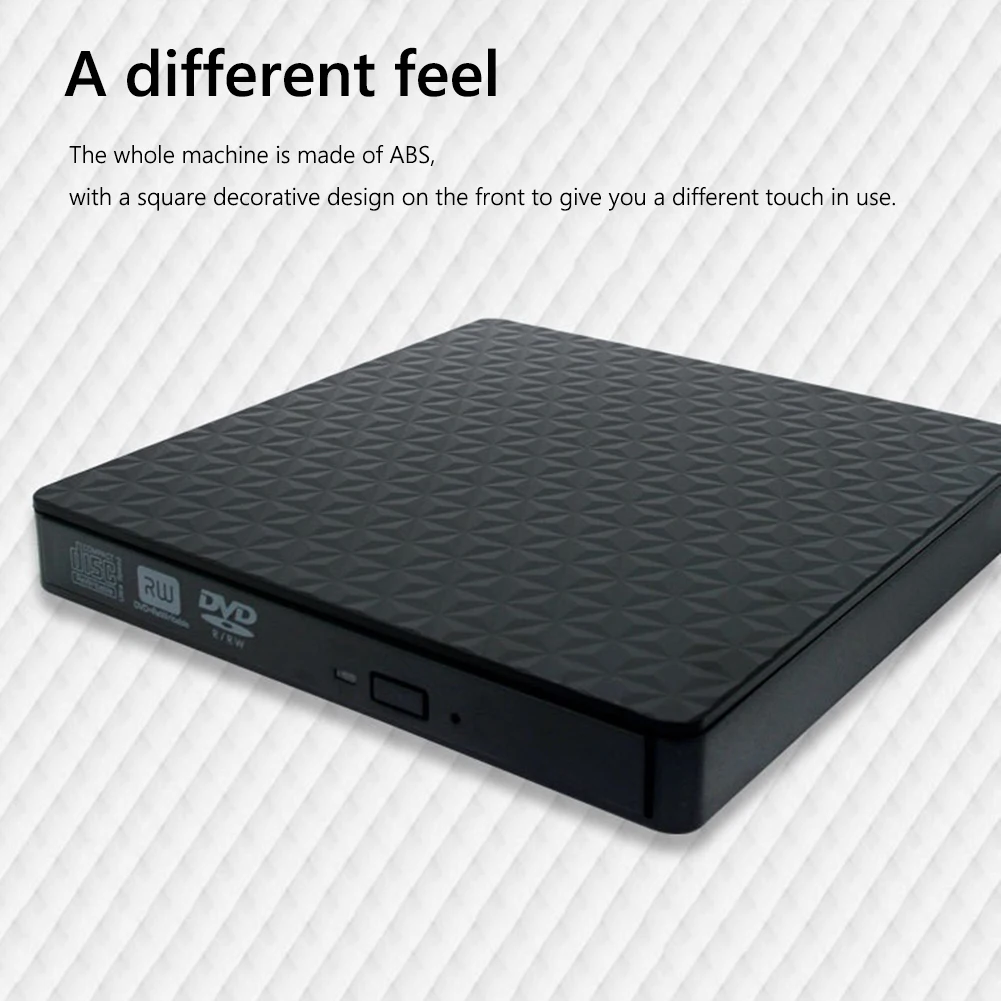 

Корпус для DVD-плеера 12,7 мм, USB Type-C DC 12 В, внешний оптический привод, корпус с двумя портами, подключи и работай для ноутбука и ПК