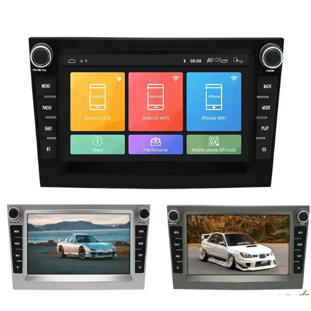 Автомобильный радиоприемник 2 din Android 13 8G 128G с экраном для Opel Vauxhall Astra Antara Meriva Vivaro