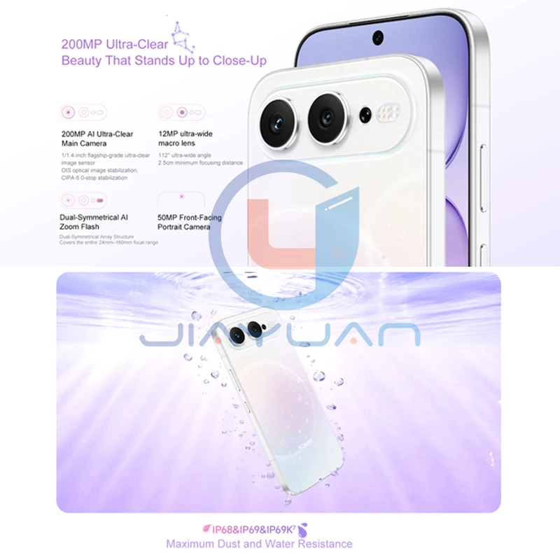 Фото Смартфон HONOR 600 с экраном 6,57 дюйма 120 Гц, процессором Snapdragon 7 Gen 4, камерой 200 МП, аккумулятором 8600 мАч, быстрой зарядкой 80 Вт (китайская версия) №3