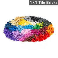 650 pcslot building bricks thin figures tile 1%c3%971 moc blocks smooth compatible 3070 children kids educational assemblage toys