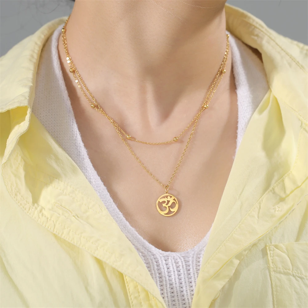 Ожерелья с подвеской Cazador буддизм индуиский Йога Om для женщин и мужчин оптовая