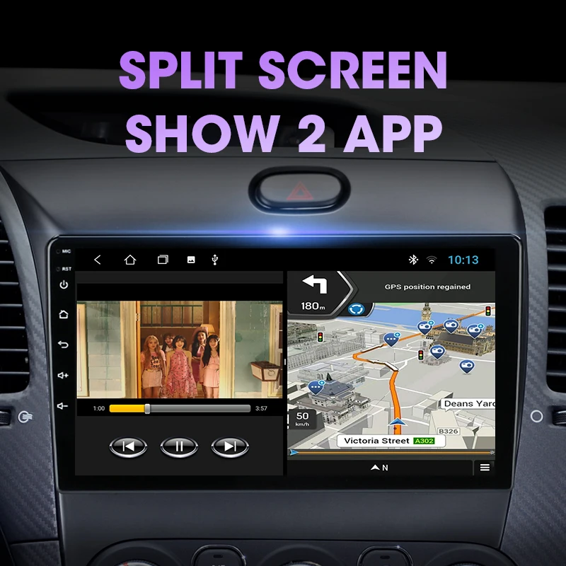 vtopek 9 4gwifi 2din android 10 car radio multimedia video player navigation gps for kia k3 cerato forte 2013 2017 3 yd tuner free global shipping