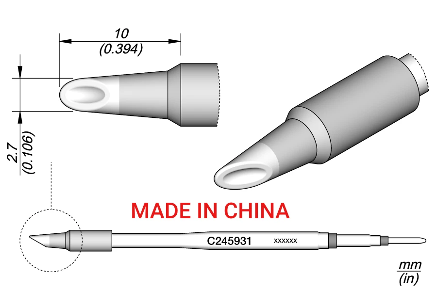 

Наконечники для паяльника JBC C245