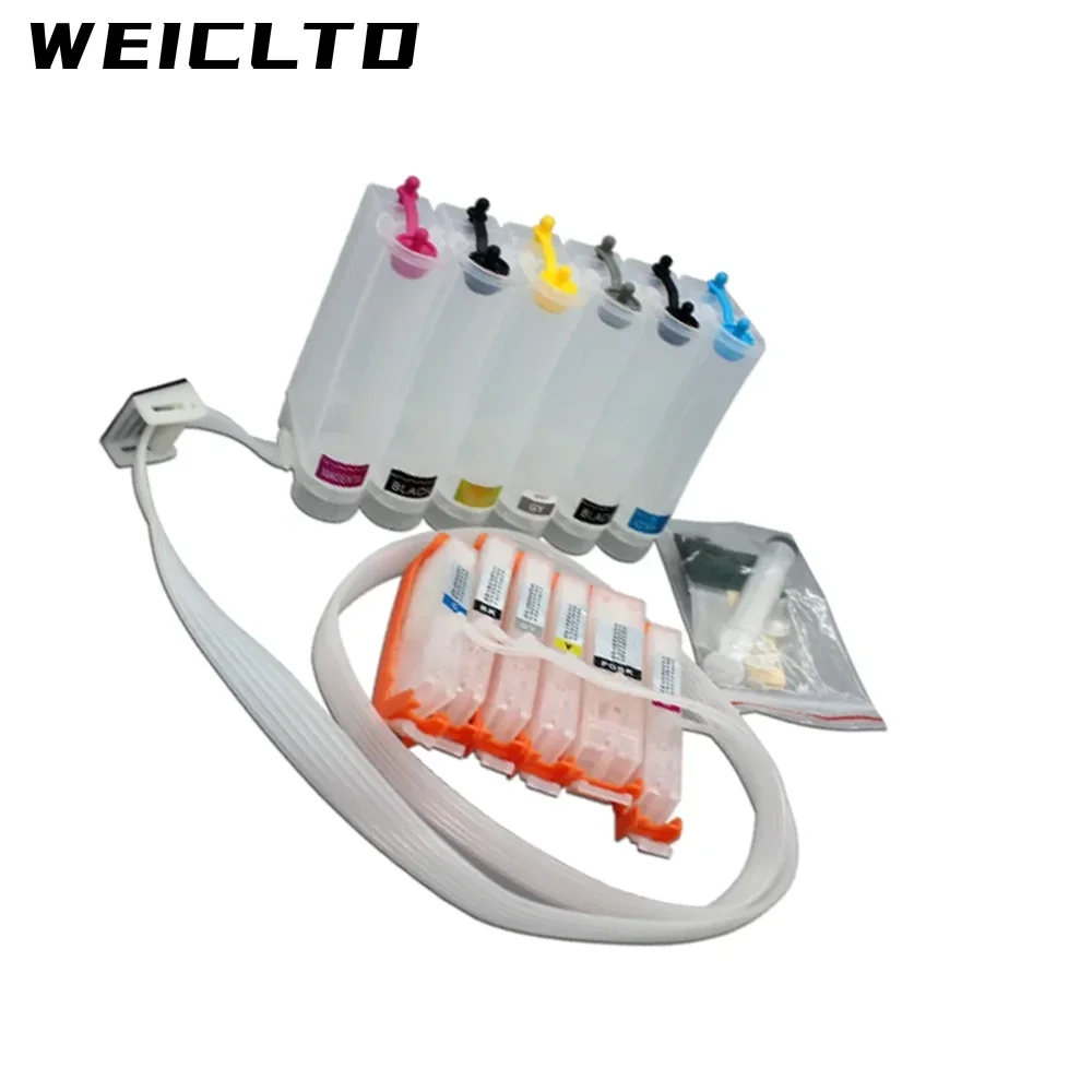 Фото Система AUS PGI-670 CLI-671 PGI670 CLI671 Ciss для принтера Canon MG7760 MG7765 MG7766 MG6860 MG5760 MG6865 MG5765 TS6060 TS5060 №5