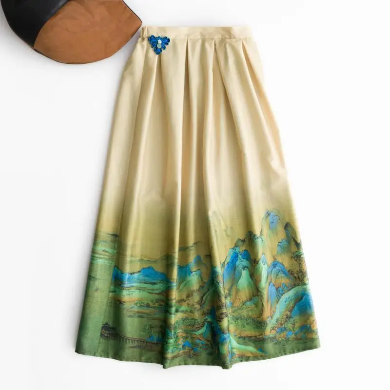 

Spring and Summer New Han Elements Retro National Style Hanfu Top Cross Collar Zen Shirt for Women