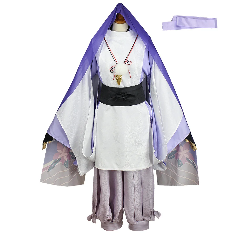 

Genshin Impact Scaramouche The Wanderer Cosplay Costume Scaramouche Full Set Include Headdress Wig Wanderer Daily Wear Outfits