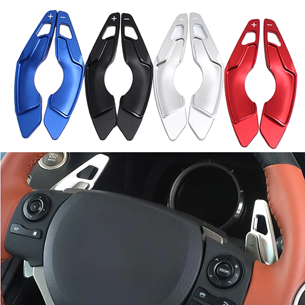 

Car Steering Wheel Gear Shifter Shift Paddle Extension For Lexus RC NX IS NX200T IS200T 300H aluminum paddle shifters 2pcs