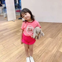 summer children clothing set girls school uniform two piece child set birthday outfits kids clothing suits for baby kids women