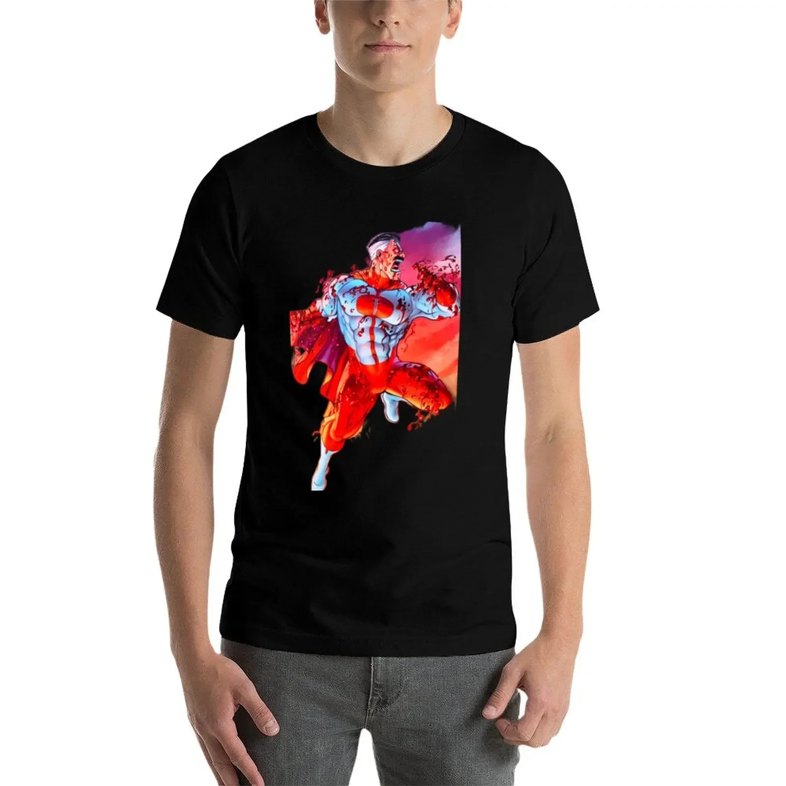 Омниан непобедимая футболка летняя одежда рубашки подарки для парня в стиле