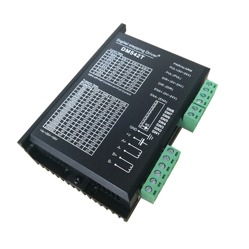 Драйвер шагового двигателя с ЧПУ DM542T 1 0-1/128 А 20-50 В постоянного тока микрошаговых
