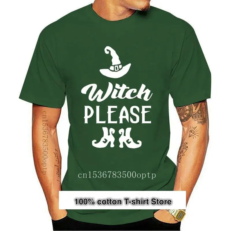 

Camiseta negra de Halloween de bruja, camiseta de moda 2021