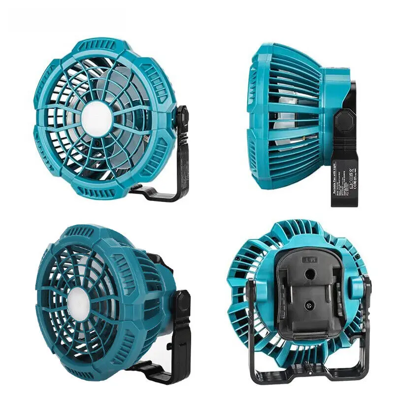 Внешний потолочный вентилятор для аккумулятора подходит Makita Dewalt Bosch Milwaukee Black &