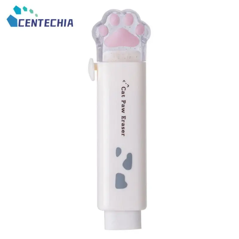 

Милый ластик в стиле Kawaii, 50 г, ластик с нажимной кнопкой Colorfu, школьные и офисные принадлежности, ластик с кошачьими крапанами, безопасный и нетоксичный