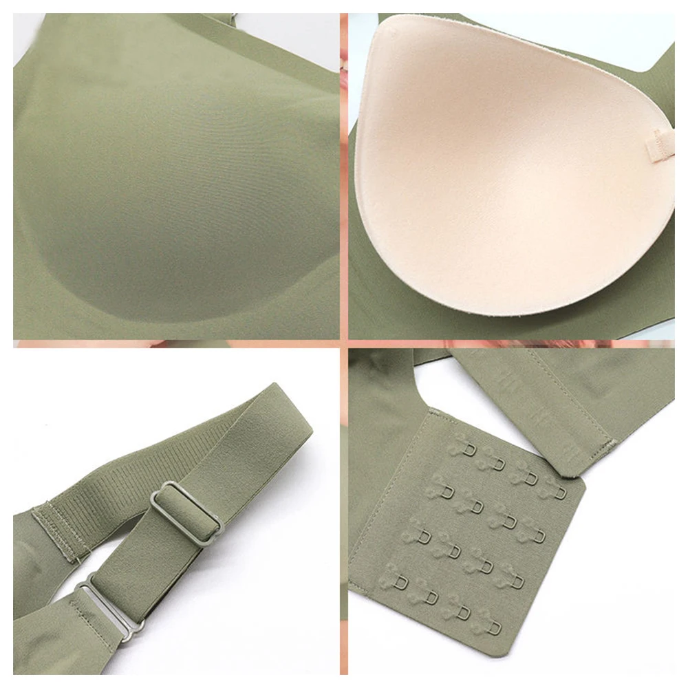 Plus Size Bras Seamless Wireless Brassieres Soft Intimate Underwear Comfortable Sleepwear Sexy Underwear Top Bra