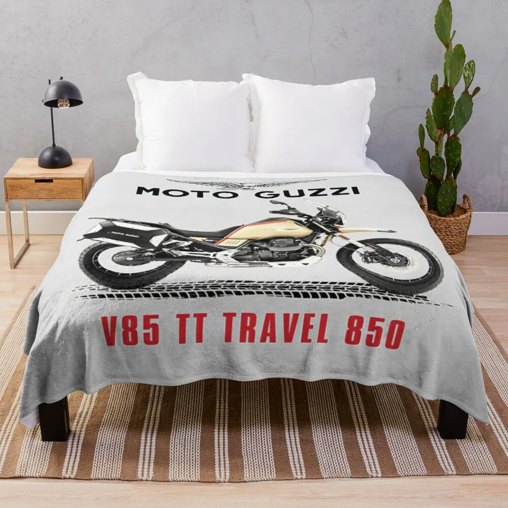 

Дизайнерское мотоциклетное одеяло GUZZI V85 TT TRAVEL 850, мягкое одеяло