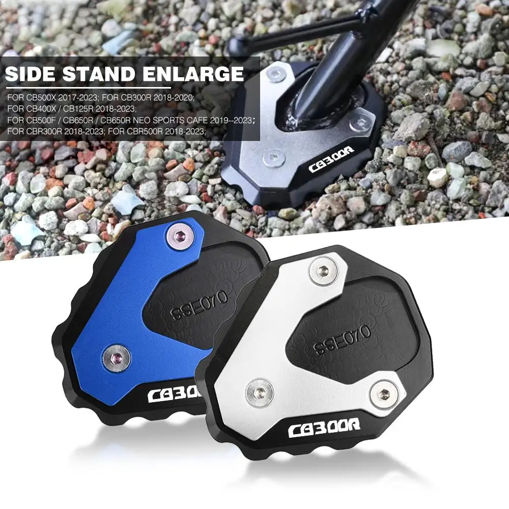

CB300 R For HONDA CB300R 2018-2020 2019 Motorcycle Kickstand Enlarge Plate Foot Side Stand Enlarger Extension Support Pad
