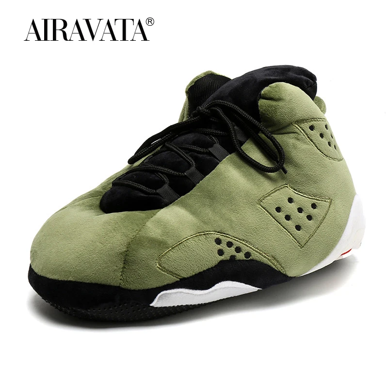 Winter Warm Slippers Women Cute Home Slippers Men House Floor Cotton Shoes Unisex Indoor Plush Footwear Size 35-44