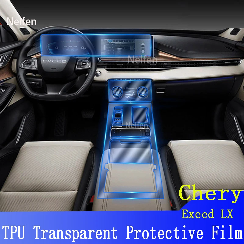 

Аксессуары для автомобилей Chery Exeed LX (2019-2022), внутренняя центральная консоль, инструкция по навигации, защитная пленка